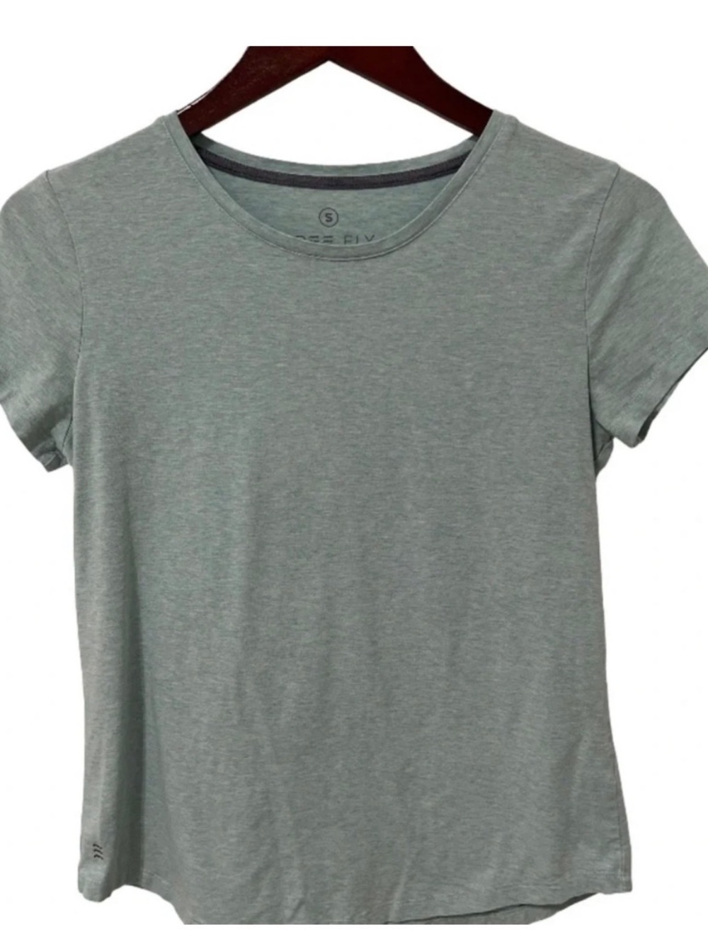 Free Fly Women’s Size Small Light Blue Heathered Tee